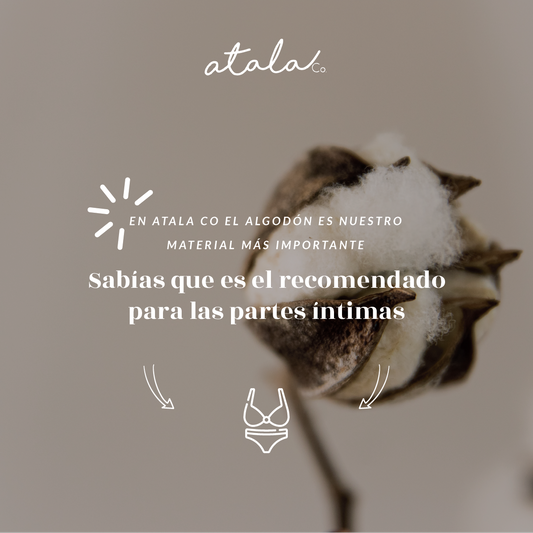 El algodón es el mejor material para tus partes íntimas